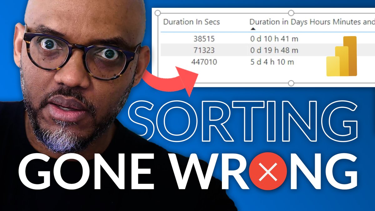 Have a measure that you want to format as a string in #PowerBI? But then the sorting doesn't work on it? What do you do? You can't sort by column with Measures. @PatrickDBA shows you how you can leverage Dynamic Formatting! Watch on YouTube - guyinacu.be/dynamicformats…