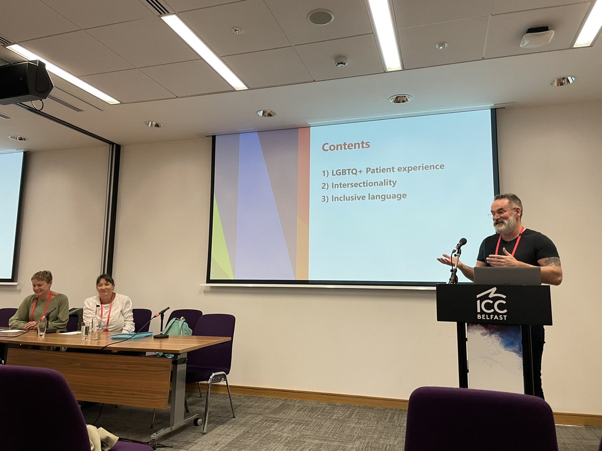 JackieFen1's tweet photo. Amazing start to the @LCN_UK programme  at @BTOGORG #BTOG2024 by @iv_barton on caring for the LGBTQ community. So proud to be an @LCN_UK member addressing this important session on the BTOG programme https://t.co/dC2xC7iG5E