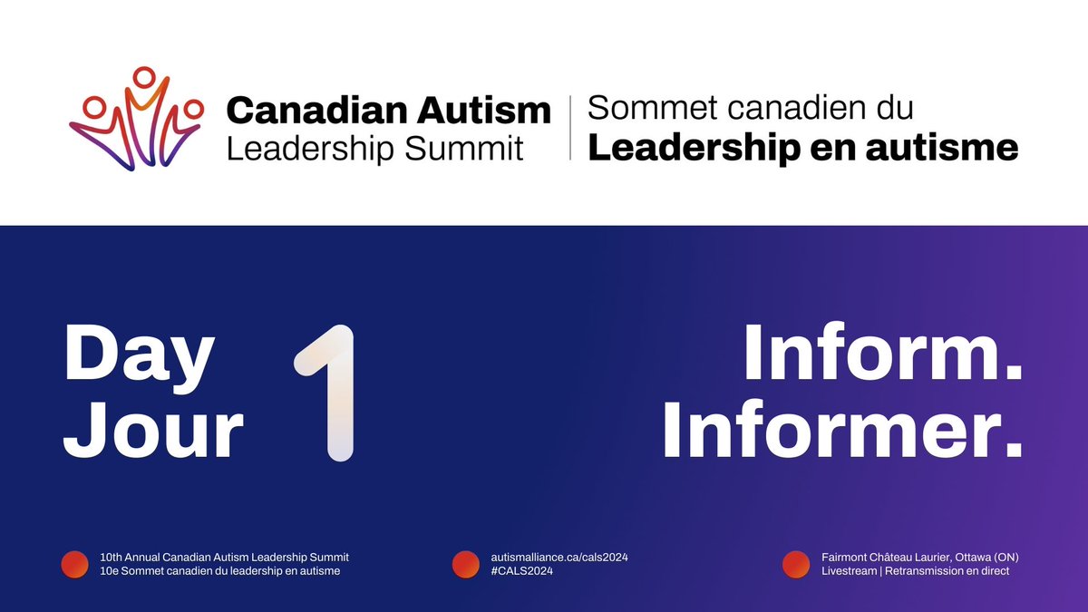 Today marks a significant milestone as we convene for the 10th Annual Canadian Autism Leadership Summit. 275+ attendees are joining in person & online. Over the next 3 days, we will be taking action toward the development of a #NationalAutismStrategy. #CALS2024, let's go!