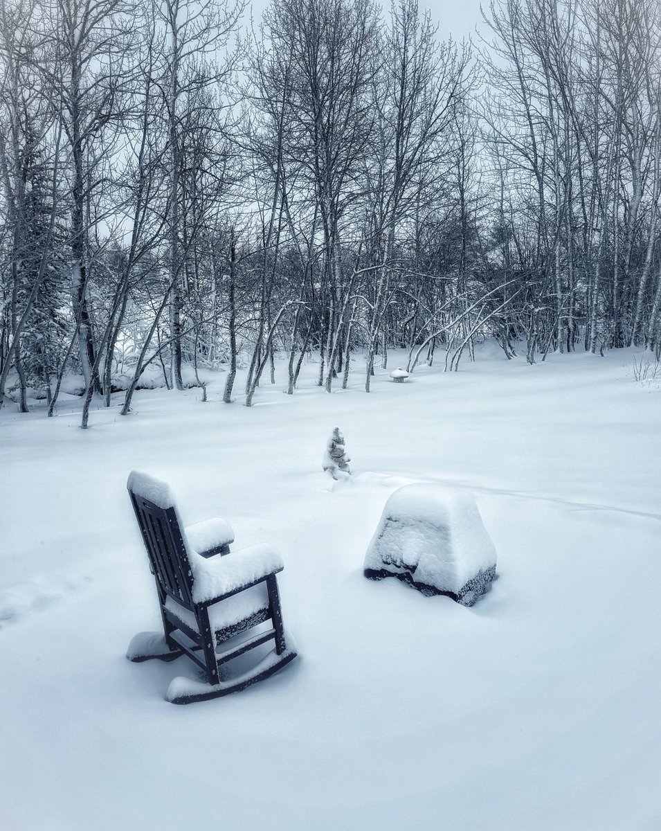 … sounds like this little #spring storm is only at about the halfway point… Figure I’ll just wait til’ tomorrow to plow! ❄️