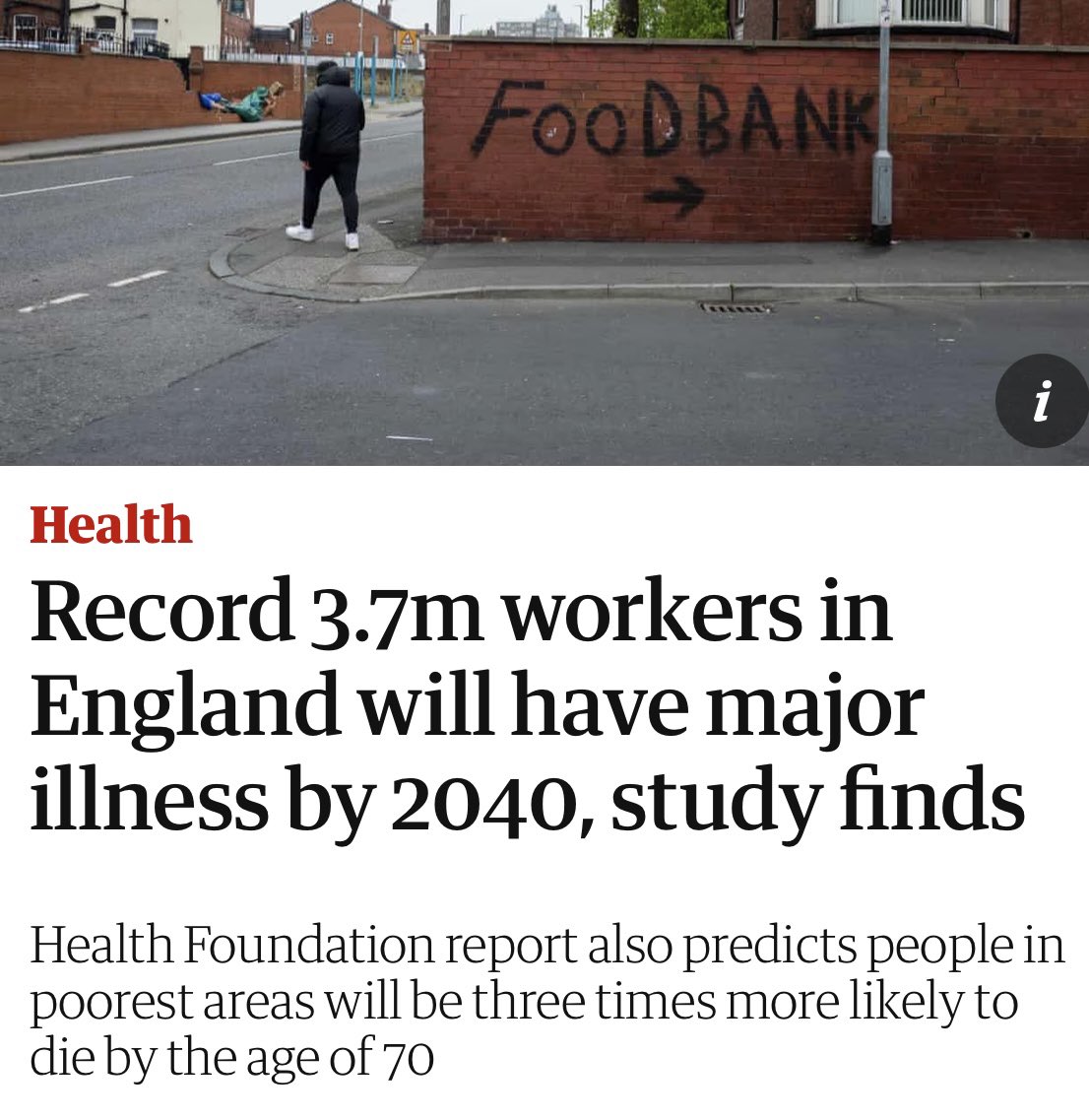 #ToryBritain

They brought Austerity, boosted inequality, and are leaving us with widespread sickness & shorter lives.
theguardian.com/society/2024/a…