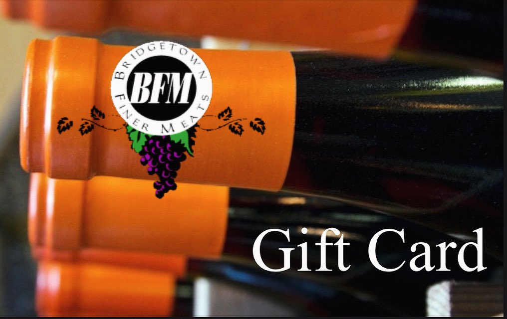 Always a great #gift idea! #BridgetownFinerMeats #BFMWineShop #WineShop #GiftCard 513-574-3900 @bridgetownfiner