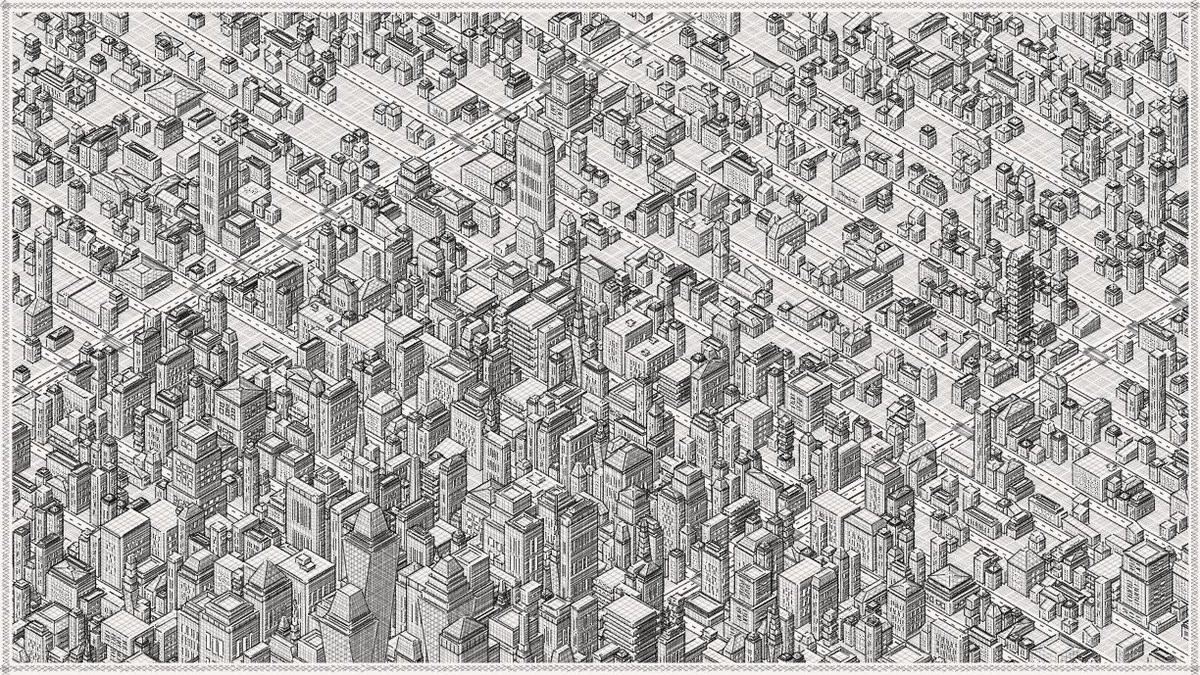 gm - Is this what they mean by urban sprawl? #p5js #genart #creativecoding When You're Alone