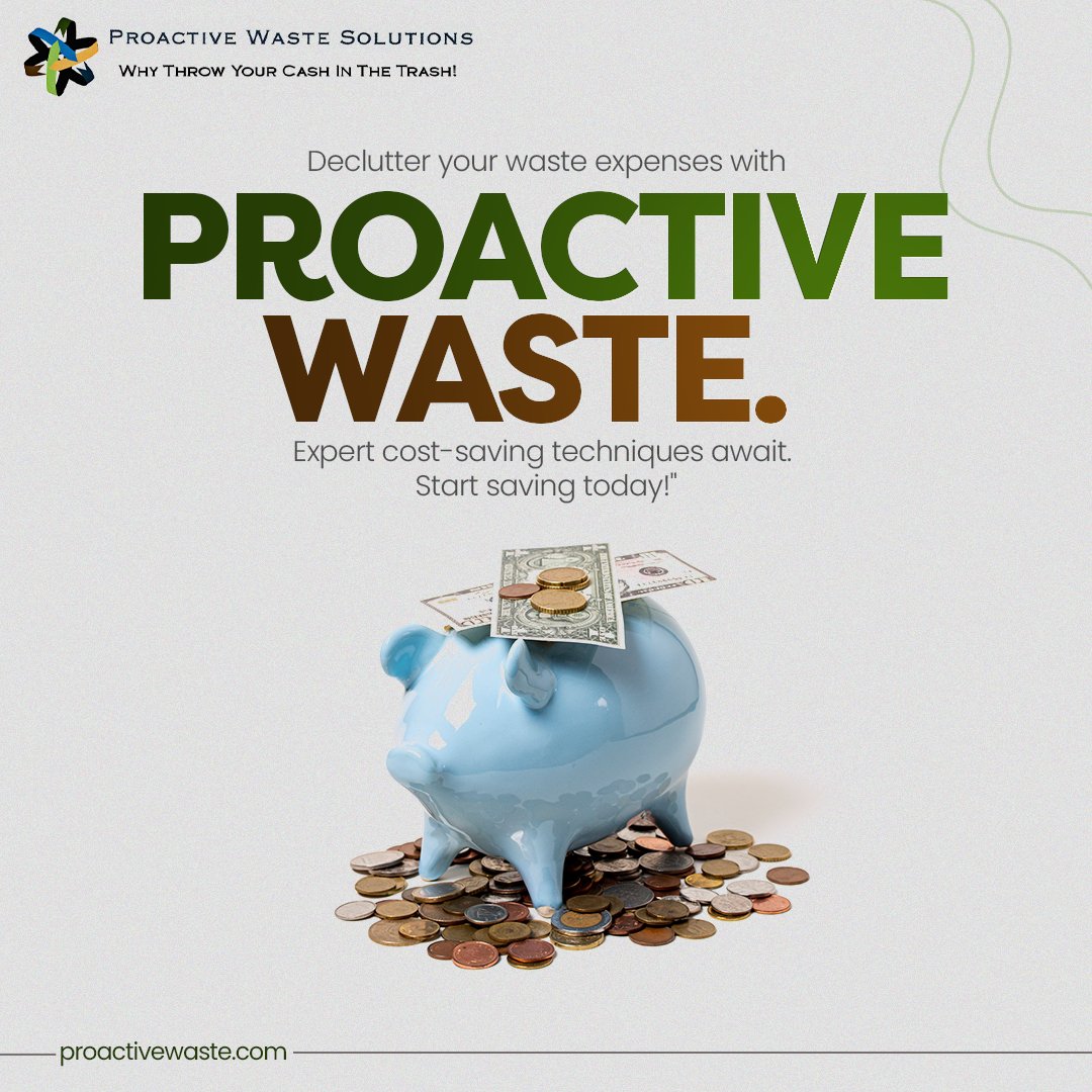 It's the perfect time to declutter your waste expenses. Let ProActive Waste take the load off your shoulders with our expert cost-saving techniques. Contact us now to start saving!

#proactivewastesolutions
#wastefreeyear #greenstart2024 #savetheplanetsavemoney #actforearth