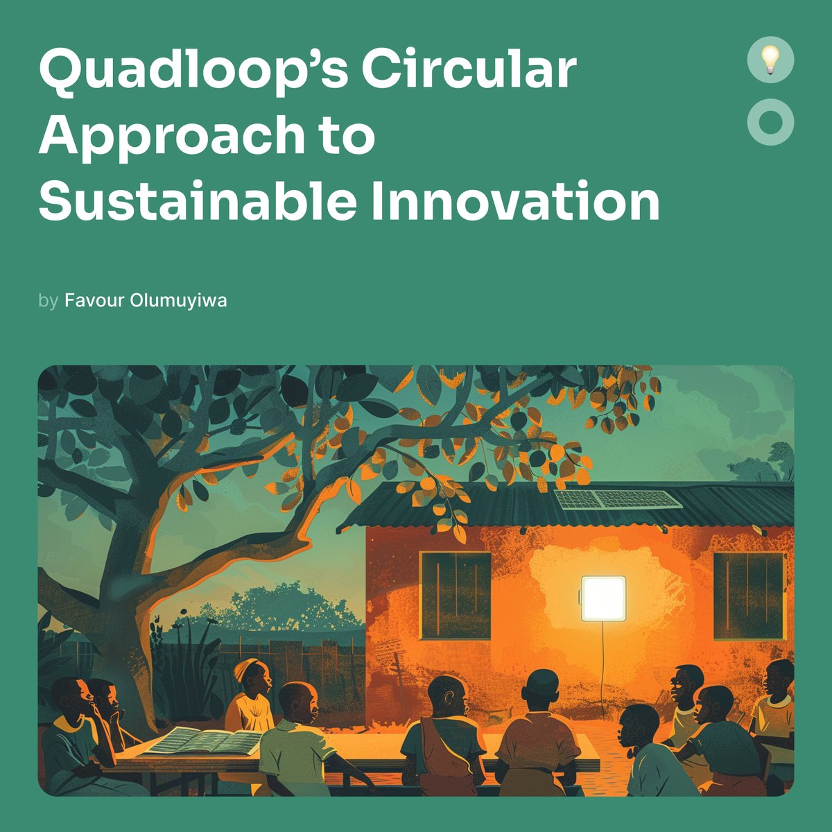 Quadloop exemplifies the potential of repurposing #ewaste for #sustainableinnovation, crafting solar products from discarded electronics to challenge conventional perceptions of waste and envision a future where #environmentalstewardship intersects with #economicprosperity.