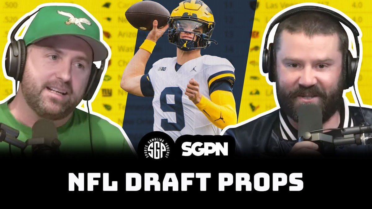 GamblingPodcast's tweet image. NFL Draft Props - Top 10 Picks (Ep. 1946) w/ @seantgreen @kramercentric

📺 sg.pn/4d1wpQA 
🎧 sg.pn/3Ul3oI7 

#NFLDraft #2024Draft