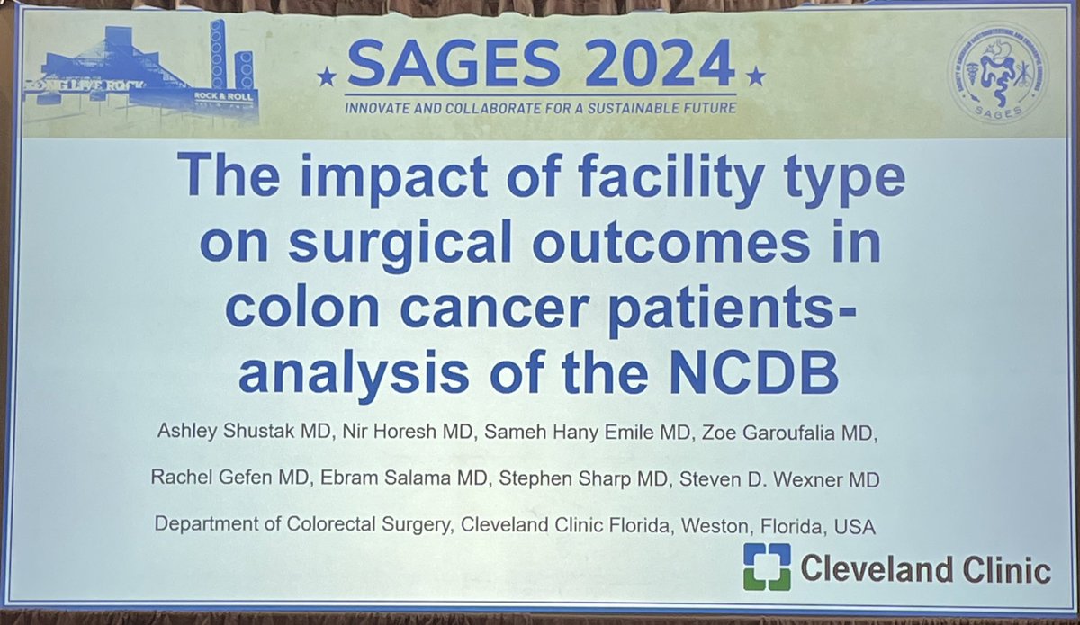 Impact of facility type on colon cancer care. Academic facilities had a higher rate of MIS, lower conversion to open, and improved overall survival compared to community centers. @TravelinAshley @SWexner @dr_samehhany81 @nirhoresh @ZGaroufalia @RachellGefen @CleveClinicFL