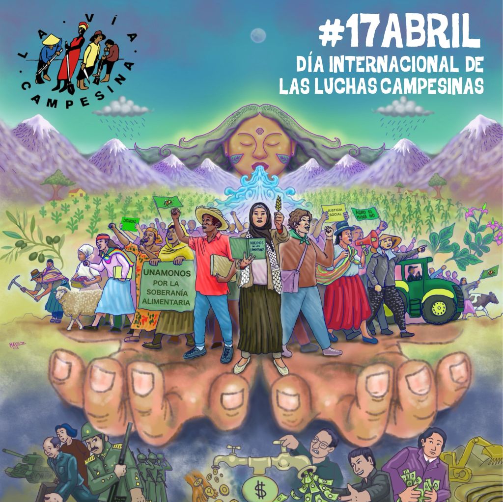 A 28 años de la masacre de Eldorado do Cajás, campesinos de todo el mundo conmemoran el Día Internacional de #LuchasCampesinas. Reforma agraria popular, agroecología y soberanía alimentaria son parte de las demandas 🧑🏽‍🌾👩🏼‍🌾✊🏽 ➡️bit.ly/3Q7KFNE