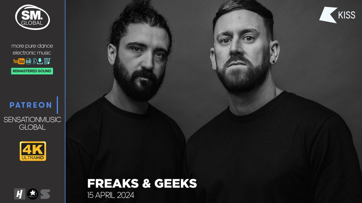 Freaks & Geeks, Ekko & Sidetrack X Fred V - KISS Nights Drum And Bass - 15 April 2024 | KISS FM #FreaksGeeks #EkkoSidetrack #FredV #KISSNightsDrumAndBass #KISSNights #KISSFM #drumandbass #neurofunk 🎼 Complete MP3 (listen, download), Tracklist on Patreon: patreon.com/sensationmusic…