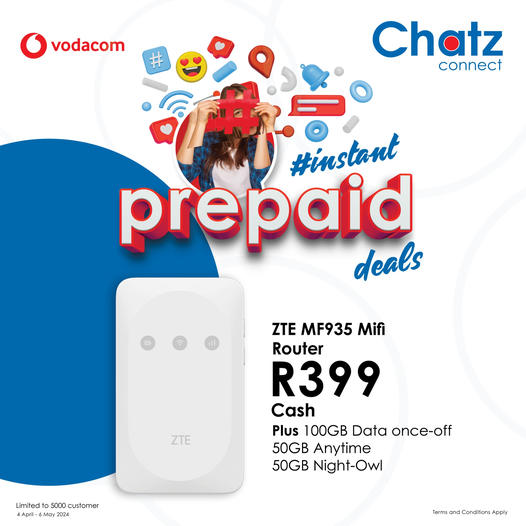 Make saving a part of your dialogue with #ChatzConnect
Prepaid deals #LetsChat