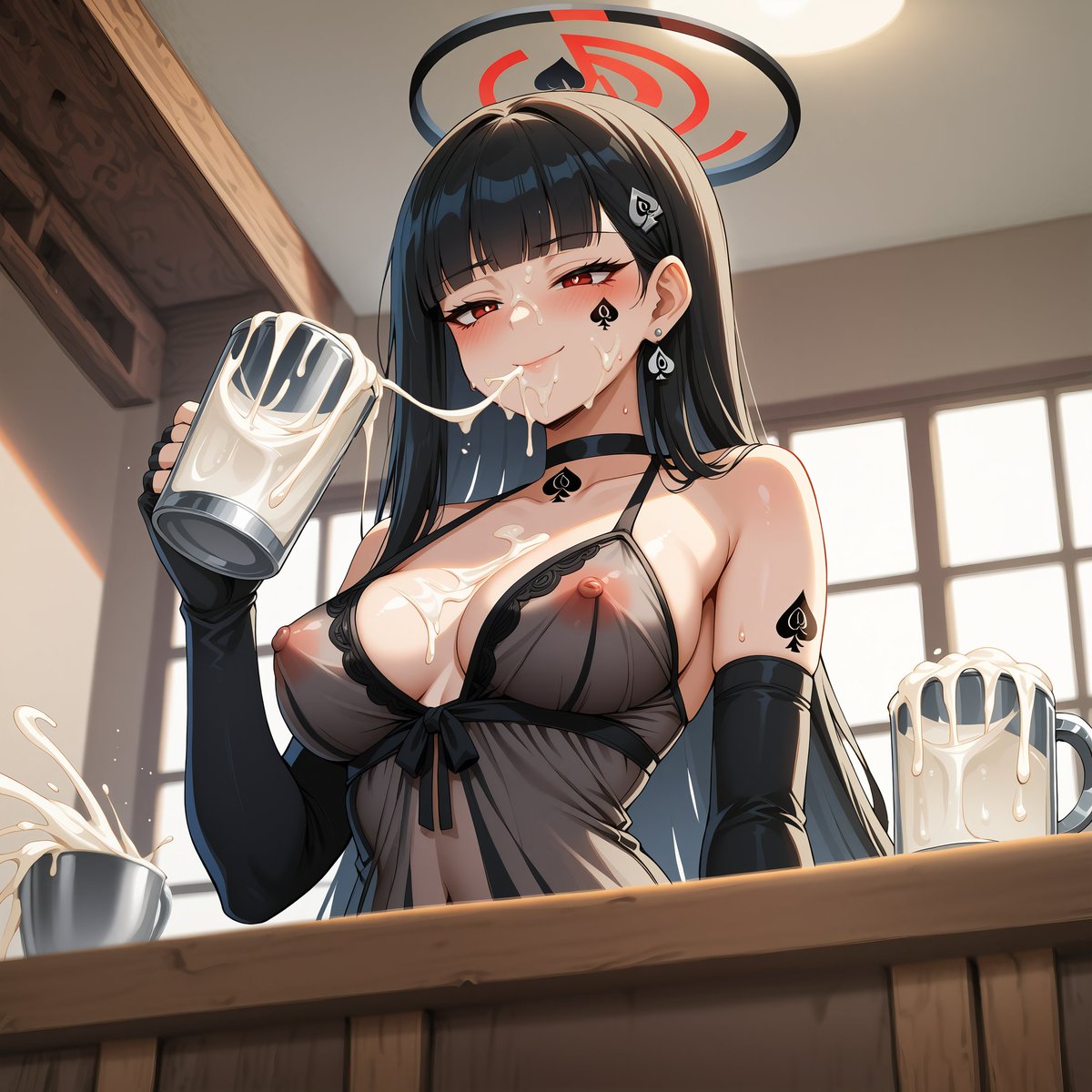 BlackedAIBabes's tweet photo. Rio always starts her mornings with a tall mug of gooey black seed. Locally sourced of course!

#blackedwaifu #blackedwaifus #blackedhentai #blacked #interracial #qos #snowbunny https://t.co/Eu1wvl9O4Q