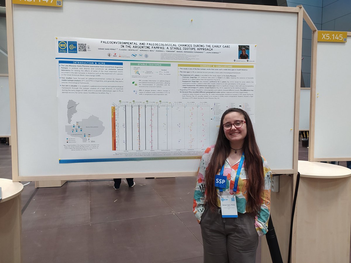 📢Stable isotopes, tooth enamel, fossil mammals and Miocene 🦷⚛️🌎

Come and see my #EGU24 poster on the  poster spot X5.147 👥