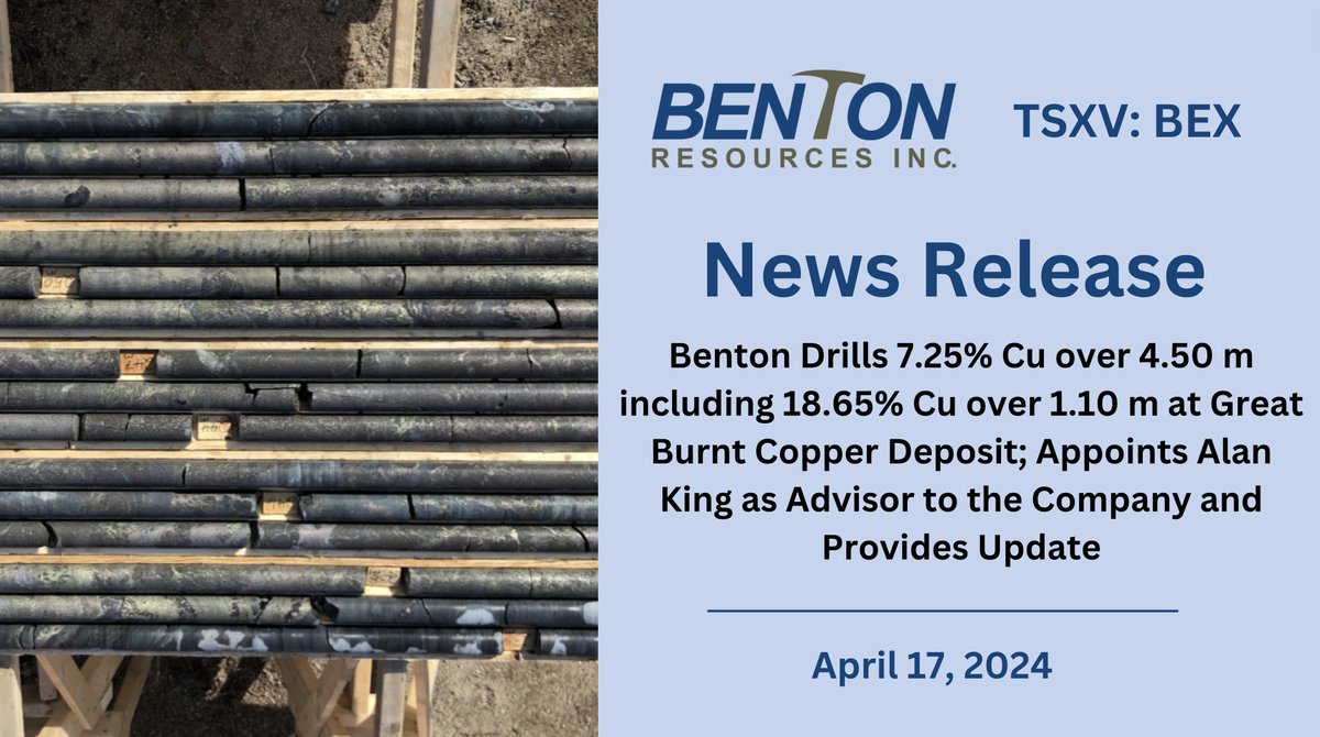 Benton Resources tweet media