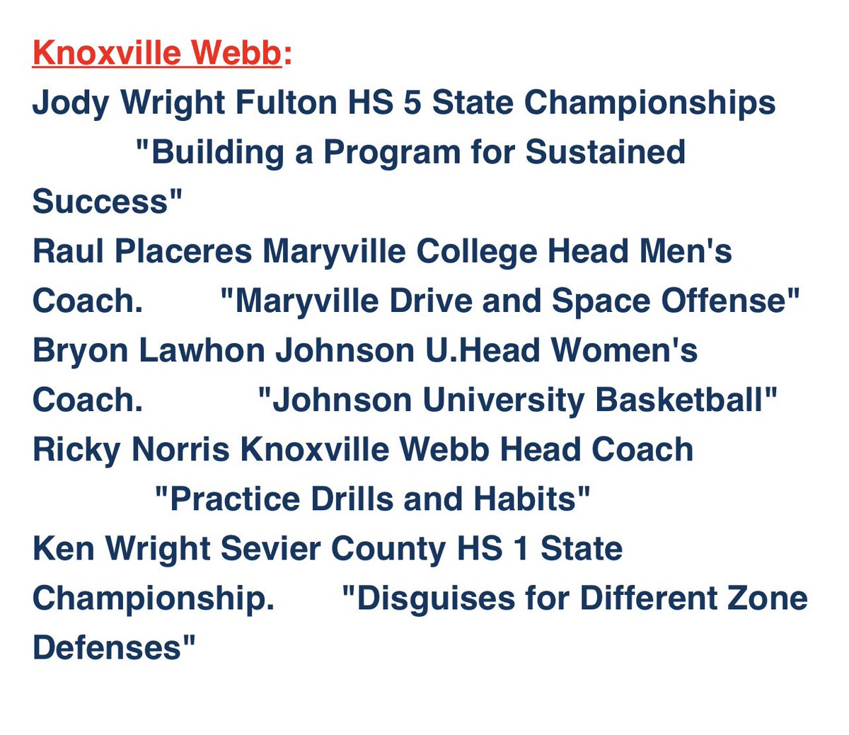 Excited to talk hoops May 4th with @FultonBBall @JUCoachLawhon @schs_basketball @KnoxWebbHoops for the @BCATHOOPS I-40 clinics. If interested in attending here is the link bcathoops.com/bcat-1-40-clin…