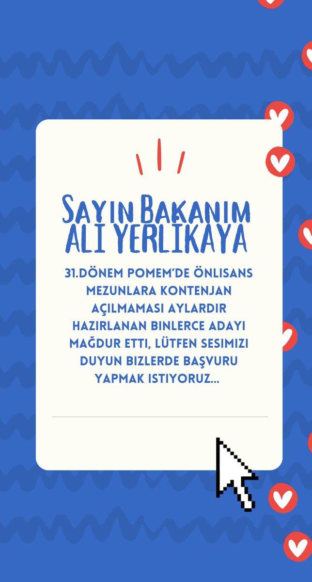 tahircngz6's tweet photo. @orhanssumer Sayın bakanım pomem önlisans için kontenjan açılmasını talep ediyoruz #pomemonlisans @AliYerlikaya @munirkaraloglu @paedutr https://t.co/Raa86MRNAN