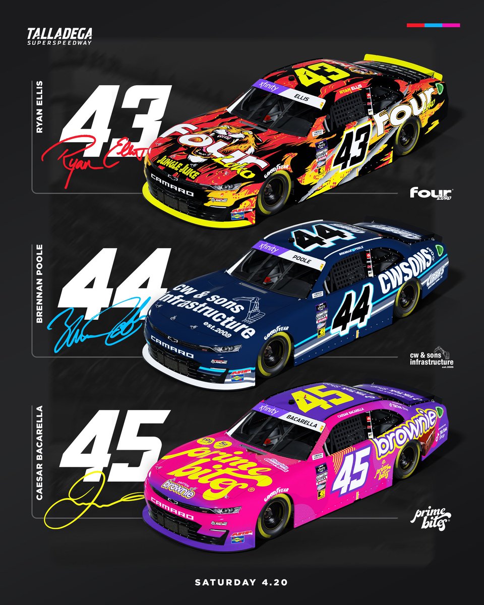 Heard there’s a race going on during our @TALLADEGA Blvd. party this weekend? #AgPro300 | @fourloko | #CWSons | #AlphaPrimeBites
