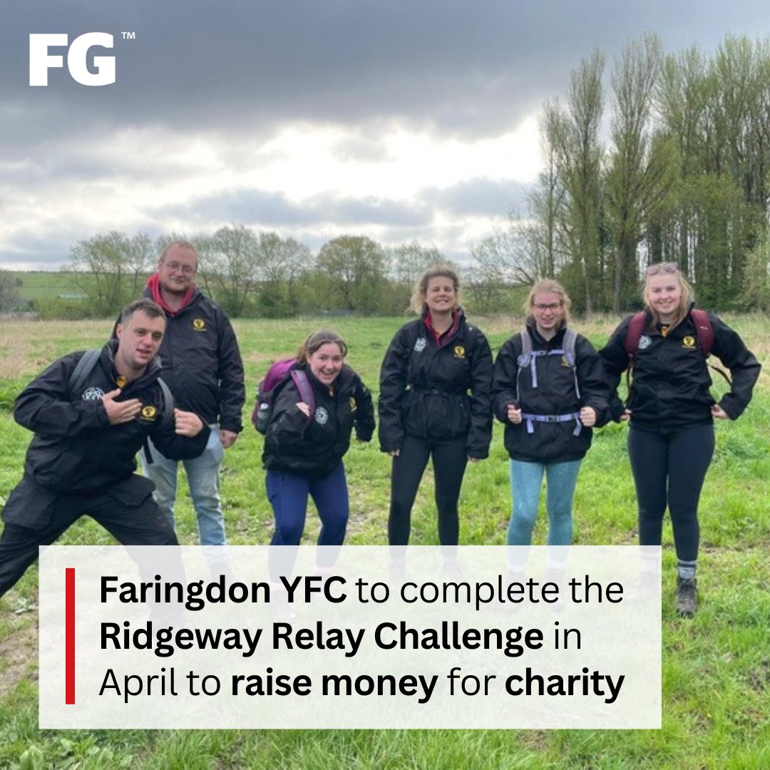 🚶Taking place from April, 26 to 28, @FaringdonYFC will split into two teams of 10, walking in eight hour relays to cover the full 87 miles of the Ridgeway trial. It will be a tough challenge with each member walking a minimum of 44 miles. Read more ⬇️ farmersguardian.com/news/4197886/y…