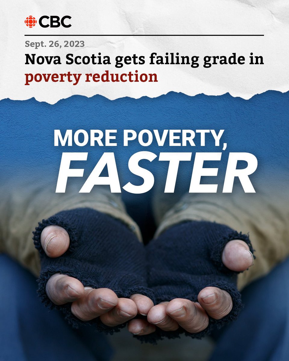 LiberalPartyNS's tweet photo. As the only province in Canada to receive an F in poverty reduction from Food Banks Canada, Nova Scotia is leading the country in all the worst ways under Tim Houston. Is this what the Conservatives mean by #MoreFaster? https://t.co/843sS3BW0w