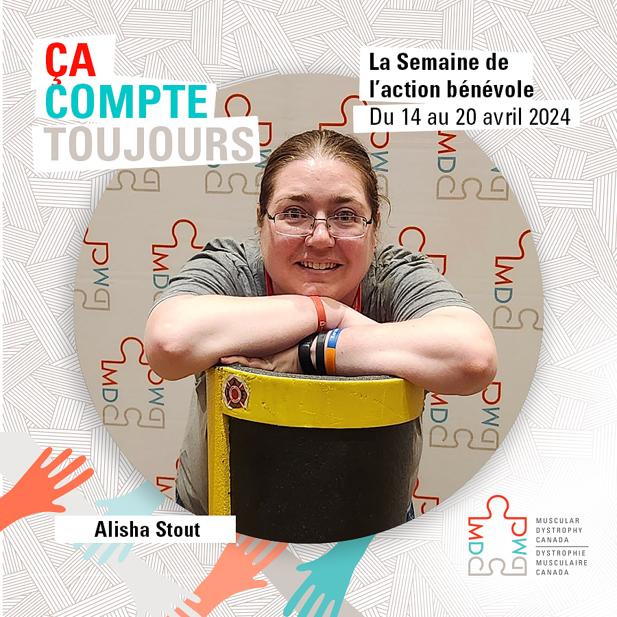 Les #bénévoles comme Alisha Stout offrent leur temps de bien des façons dans les communautés! Ils organisent des événements Macher et rouler, participent à des tables rondes et des séances de formation, incitent les changements de politique et bien plus encore. 

#SAB2024