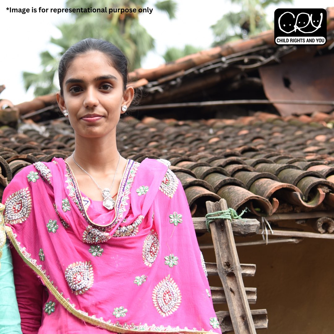 “My dream is to become a teacher and give other children the kind of support I was given.” This is Pallavi Jadhav, a student of Class 10. Read her full story here: facebook.com/share/p/THAay8…