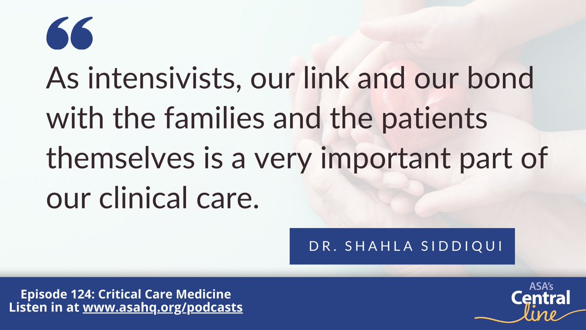 Don’t miss listening to this episode with Drs. Shahla Siddiqui and Ashish Khanna, who discuss the novel, innovative, and important shifts in critical care medicine. 🎧ow.ly/O51C50Rec69 @shahlasi @KhannaAshishCCM