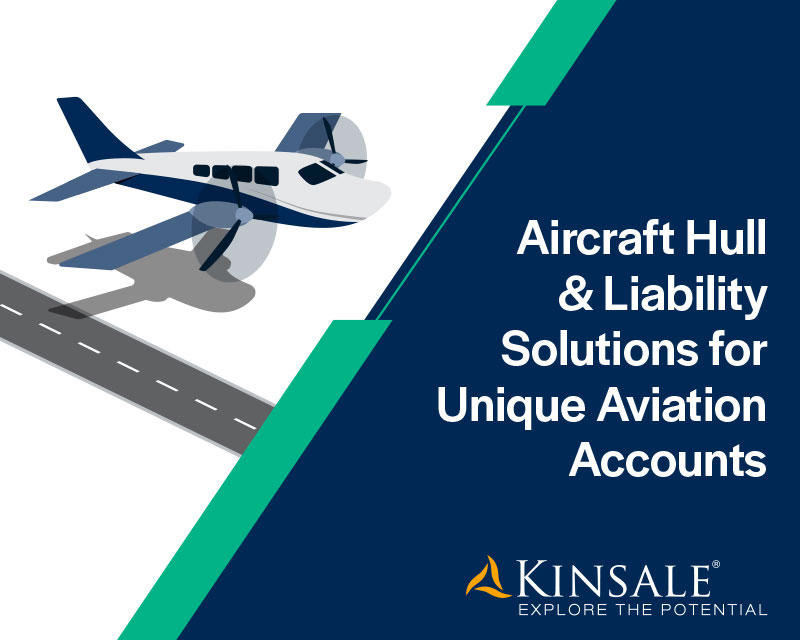 Our Aircraft Hull & Liability coverage can keep unique Aviation accounts flying high.

Explore Air Operations solutions at Kinsale: ow.ly/BVI250RgfMK

#Aviation #AirOperations #AviationInsurance