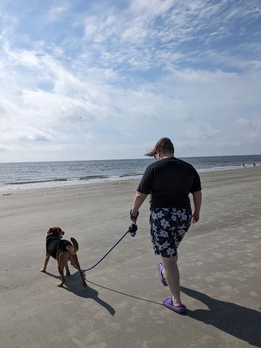 My girl Princess, who was given a median survival time of one month for her widespread lymphoma, is at