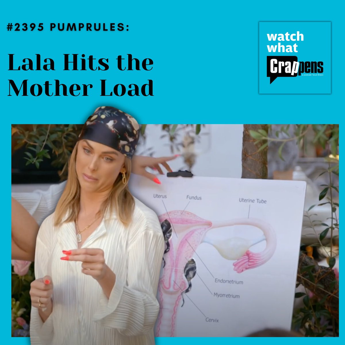 New epi! It’s a sexy sperm party on #VanderpumpRules as Lala crowdsources jizz for her future baby. Then, Sandoval - the true victim of the season - reels from Rachel’s bombshells on “some” podcast. Listen wherever you get your Podcasts or watch as a Crappens On Demand Video!
