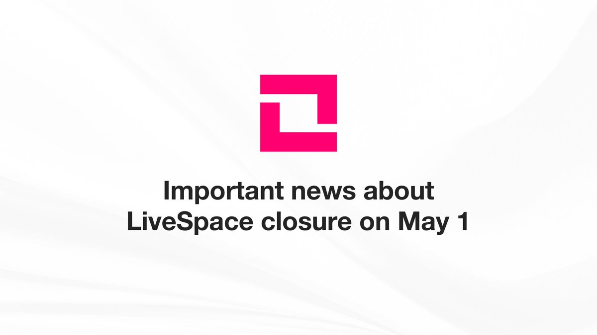 LiveSpace is shutting down on May 1st, 2024. They officially launched in September 2023, and rapidly iterated on both social and streaming features. But it seems cost became prohibitive. about.live.space/post/thank-you… #StreamerNews #TOSgg