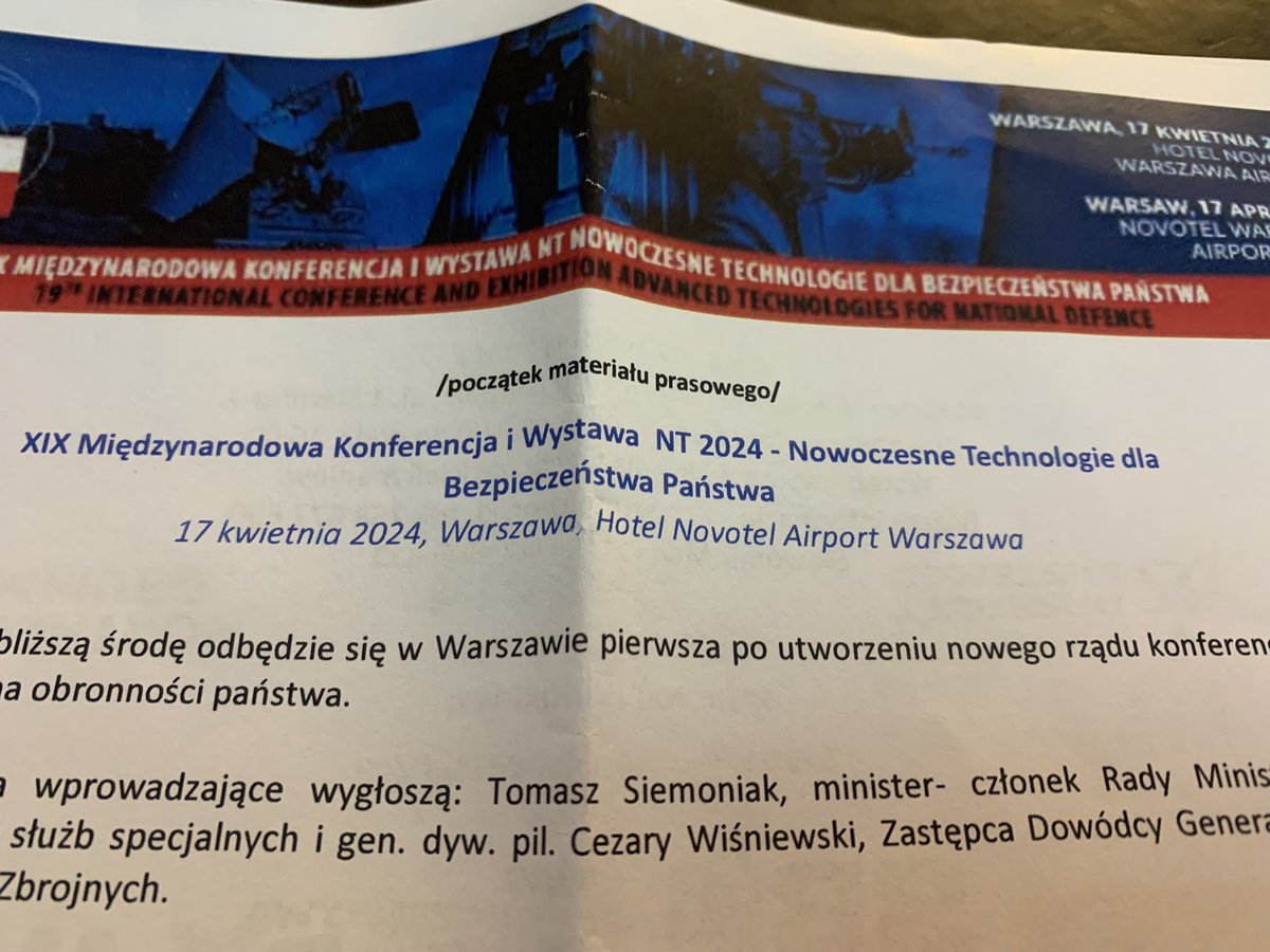 I rozpoczynamy ostatni panel na kolejnej, znakomitej konferencji poświęconej współpracy PPO z wojskiem. Będzie naturalnie o tarczy. Także tej europejskiej.