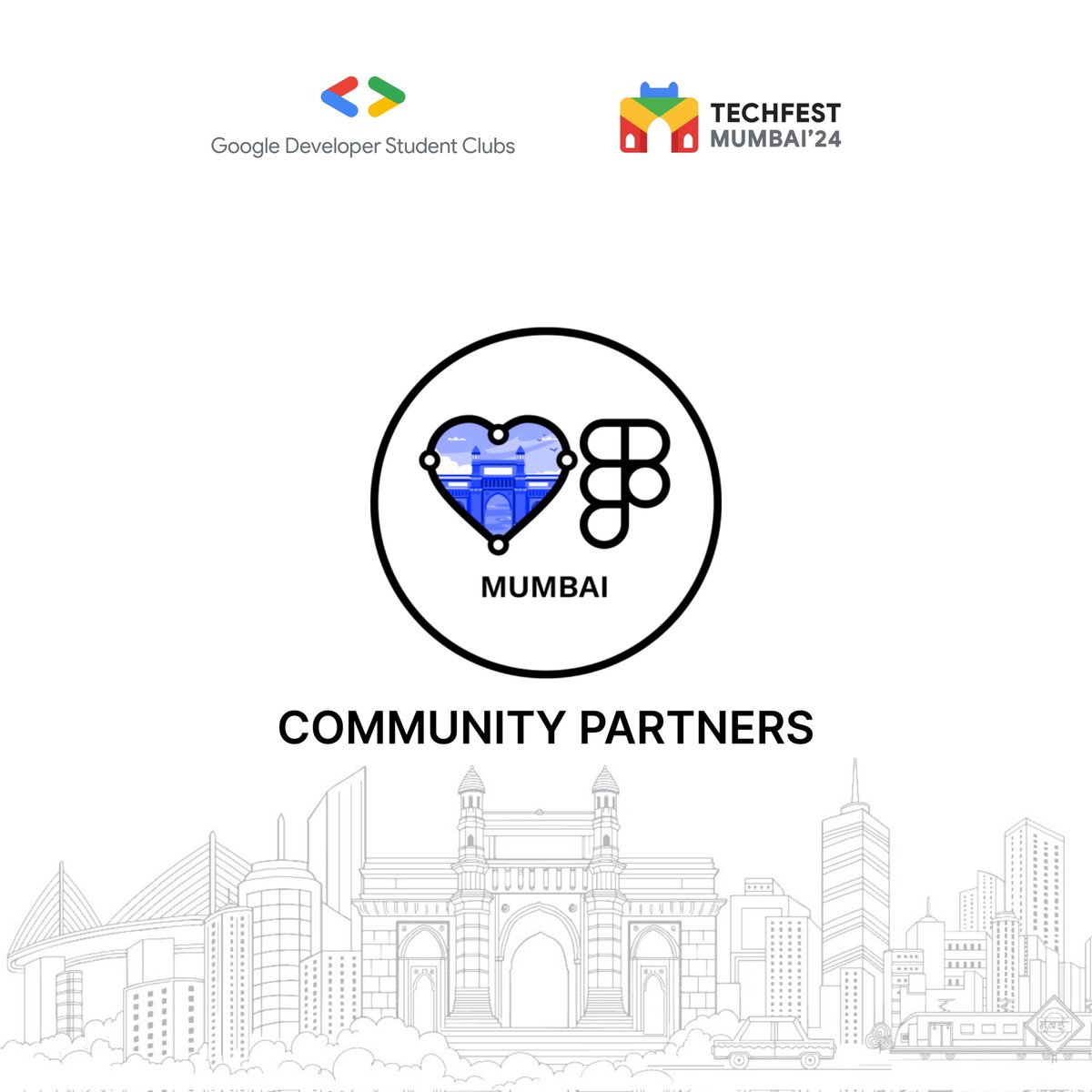 We are thrilled to announce that Friends of Figma Mumbai are Community Partners for the inaugural edition of GDSC's Techfest happening on the 21st of April at Vidyalankar Institute of Technology! 35+ GDSCs across Mumbai are collaborating for this grand fest!🔥