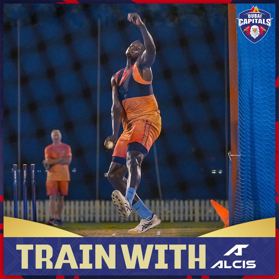 How's the training? Intense, sir! 💪👏 How do we train? With Alcis Sports, because that's how we get better 🤝👌 #SoarHighDubai #WeAreCapitals #AlcisSports