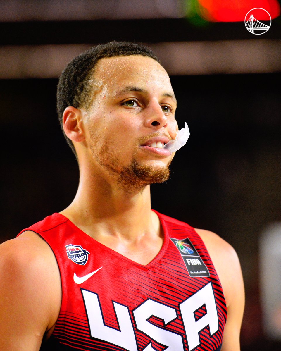 Stephen Curry is a two-time World Cup champion with @usabasketball (2010, 2014). This summer, he’ll make his Olympic debut for the Red, White and Blue.