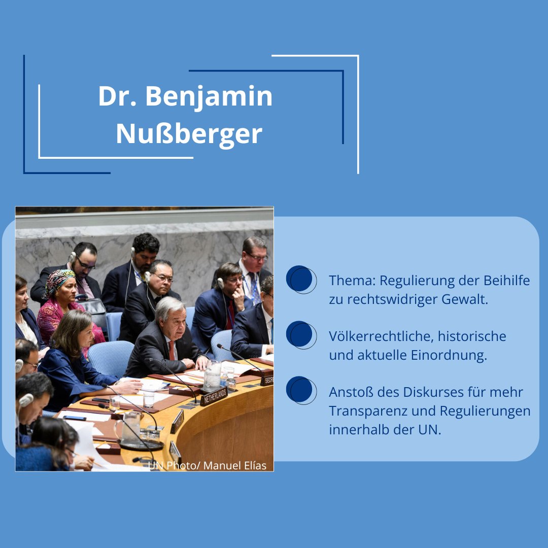 Am 13.05.2024 diskutieren die Trägerin und der Träger des #DGVN­-Dissertationspreises, Dr. Alvina Hoffmann und Dr. Benjamin Nußberger, in Berlin zur Ordnungs­funktion im #Friedenssicherungsrecht und der inter­nationalen #Menschenrechte. Jetzt anmelden: dgvn.de/aktivitaeten/e…