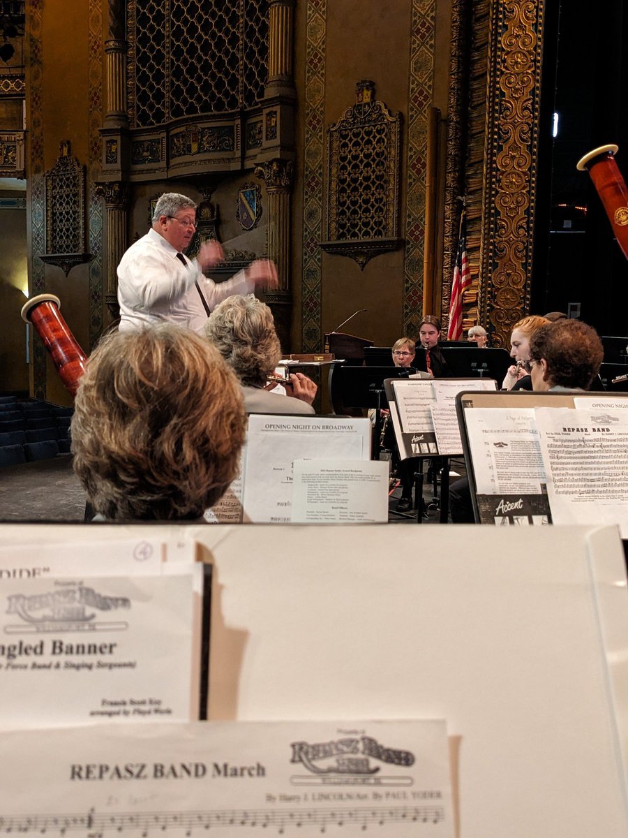 Congratulations to senior Matthew Reid on winning the 2024 Repasz Band scholarship! Last night, he performed with the Repasz Band and accepted his award.  Matthew is a hard working student and musician! Congratulations! #mountiepride