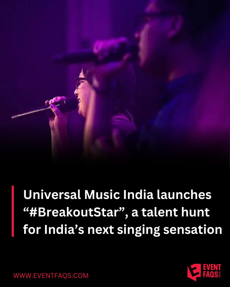 #BreakoutStar promises to be a distinctive opportunity for aspiring artists to showcase their talent on a prestigious stage and embark on a transformative journey towards success. eventfaqs.com/news/ef-20434/…