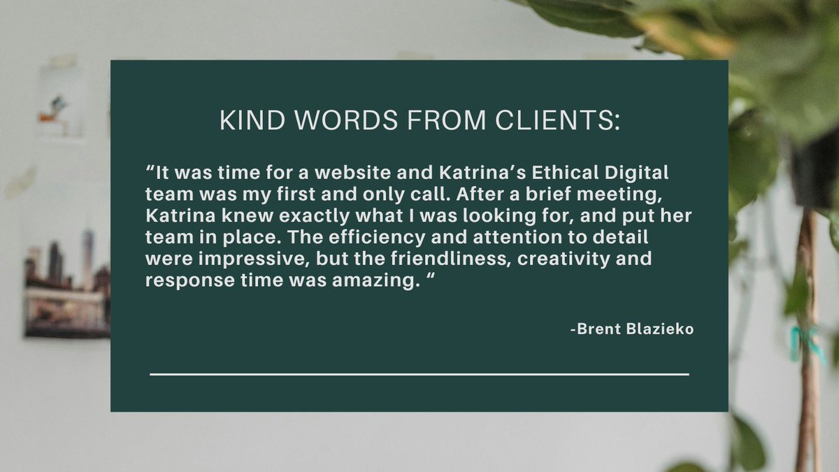 We can't thank you enough for the kind words, Brent! 

As we always say, we like to make each client feel like they're our only client. We're happy to hear when we hit the mark! 

If your digital marketing is in need of a refresh, we can make it happen! hubs.la/Q02skbQF0