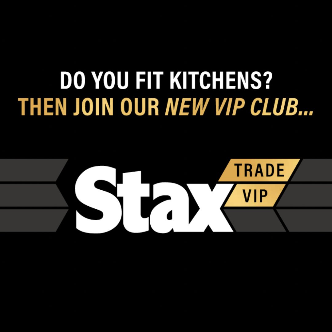 Do you fit kitchens?

Sign up to our Stax Trade VIP scheme and get access to loads of great benefits!!

Head on over to our website and join TODAY!! brnw.ch/21wITZZ

* Terms & conditions apply

#StaxTradeCentres #LoveStax #TradeOnly #StaxVIP #KitchenCollection
