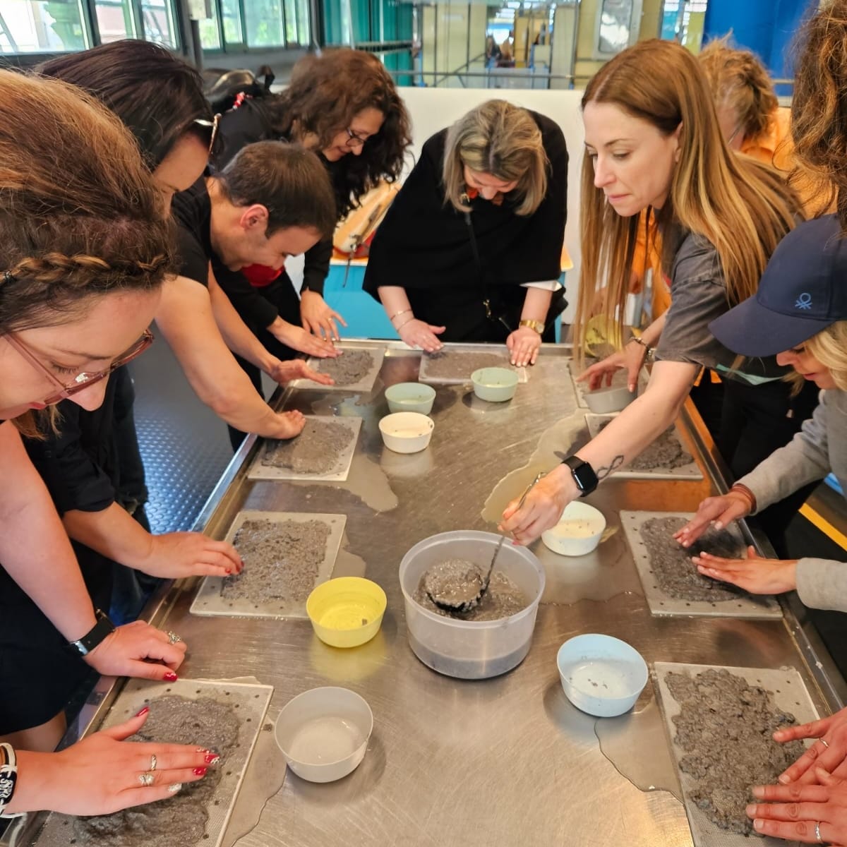 Touching down in Rome for our Art As Therapy course! These past few days have been filled with diving into the subject matter, harnessing the power of theater as a tool for our students and exploring paper making and attending a colour workshop! #Erasmus #ArtAsTherapy #SEN 🇮🇹