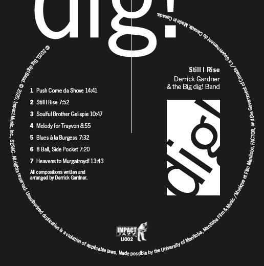 Listen  to sample tracks from Derrick E. Gardner &amp; The Big dig Band's new  album, Still I Rise, before buying from our official album website: stillirisealbum.com
#FACTORfunded