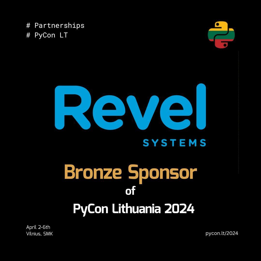 🚀 Big Thank You to our bronze sponsor Revel Systems!😍 More information about them can be found here buff.ly/3xD1av1