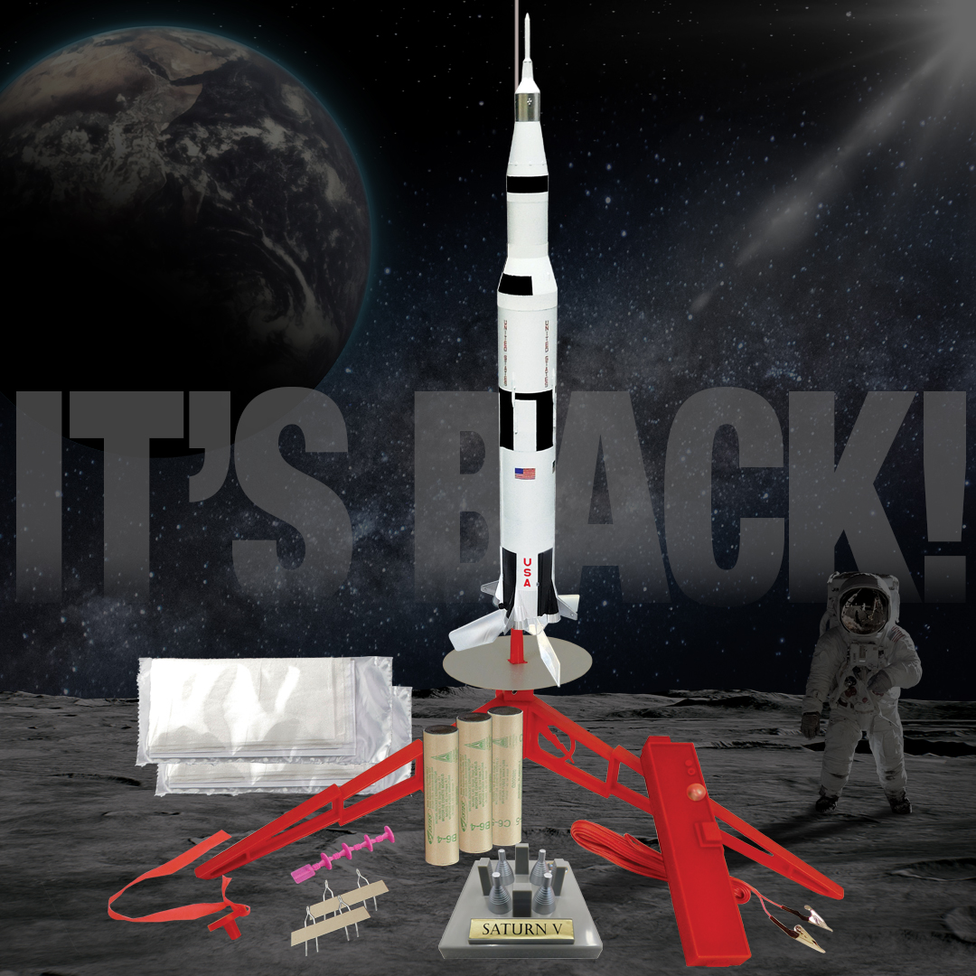 The Saturn V Set just got restocked as well! This kit is a blast for both new and experienced flyers.🚀 

estesrockets.com/products/satur… 

#nasa #saturnv #modelrockets #heavylift #apolloprogram #spaceflight #apollo8 #skylab