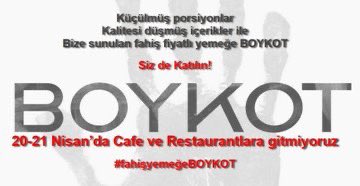 yogiyumii's tweet photo. Sadece bir hafta sonu değil, bu devran tersine dönene kadar boykot edelim! 

 #fahişyemeğeBOYKOT https://t.co/yaBLwVvhUv