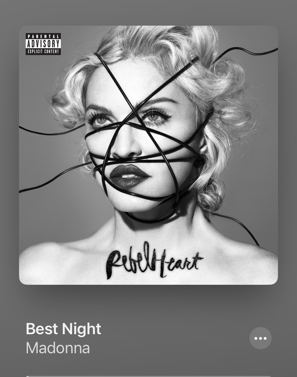 @MadonnaLegacy #BestNight it’s a great #RebelHeart song similar to Crave but 2015 and could’ve been released as a single and a remix w/ Drake (would’ve gotten a lot of publicity bc of kiss). Def a fave for me on RH also gives me #bedtimestories vibes. sexy smooth pop goodness.