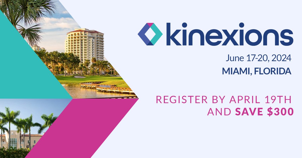 Ready to connect with industry pros & deep dive into all things supply chain? #Kinexions is the place. Join experts from @eatoncorp, @creationtech, @confluentmed, @ThisIsReckitt, & more, ready to share their innovative ideas & best practices. Register now: bit.ly/3IWONMG