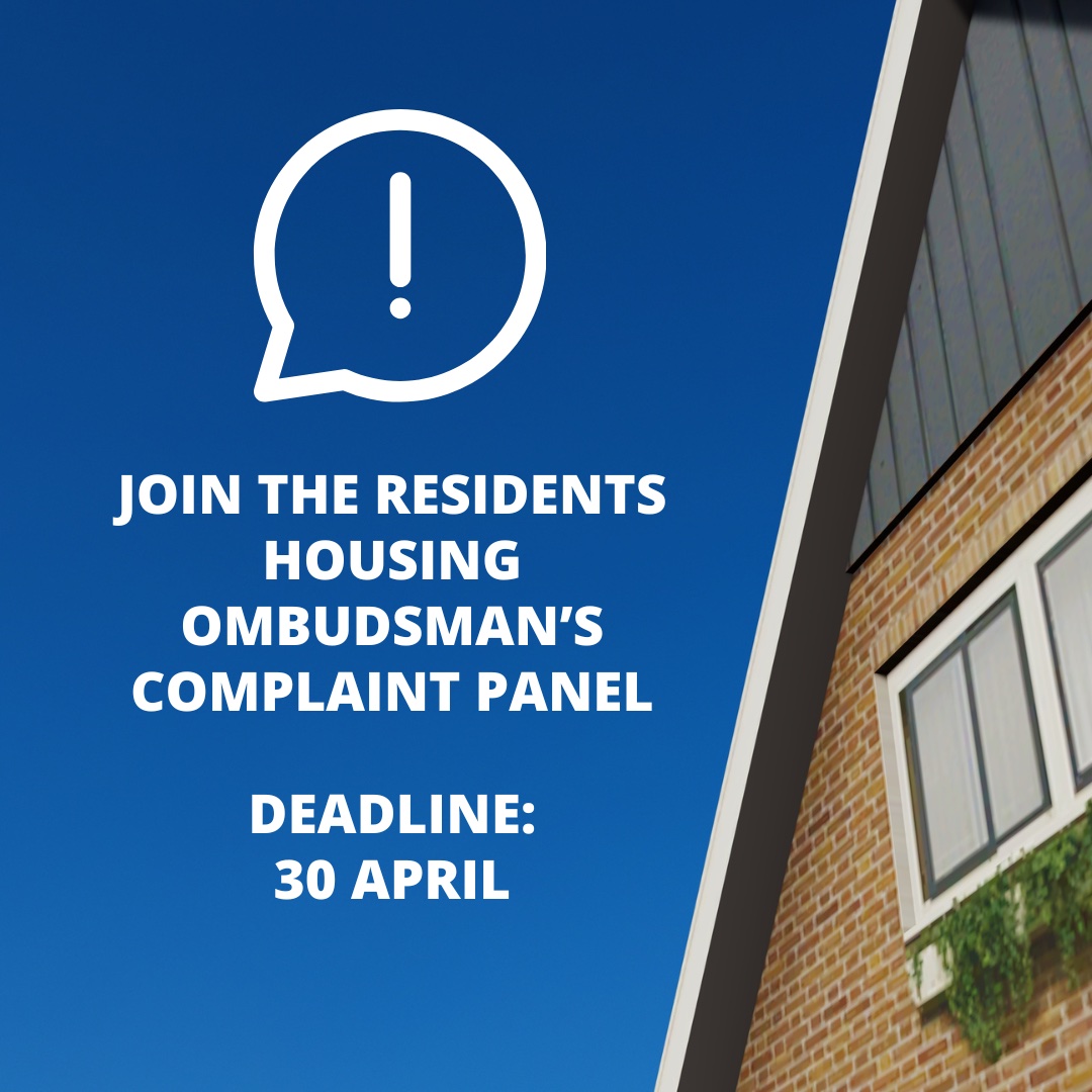Residents can be part of the @HousingOmbuds vision to embed a positive complaint handling culture across the sector and make sure residents’ views are heard. Applications close on 30 April 2024. Join here:
housing-ombudsman.org.uk/residents/resi…
#getinvolved #socialhousing #haveyoursay
