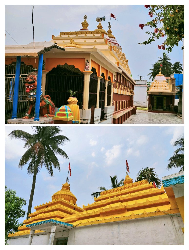 Beautiful Jagganath temple and Radha-Krushna temple, Kukudakhandi near Berhampur, Odisha. Built by Mahurigada royalties in the 18th century. Current temple has undergone recent renovation/ reconstruction.