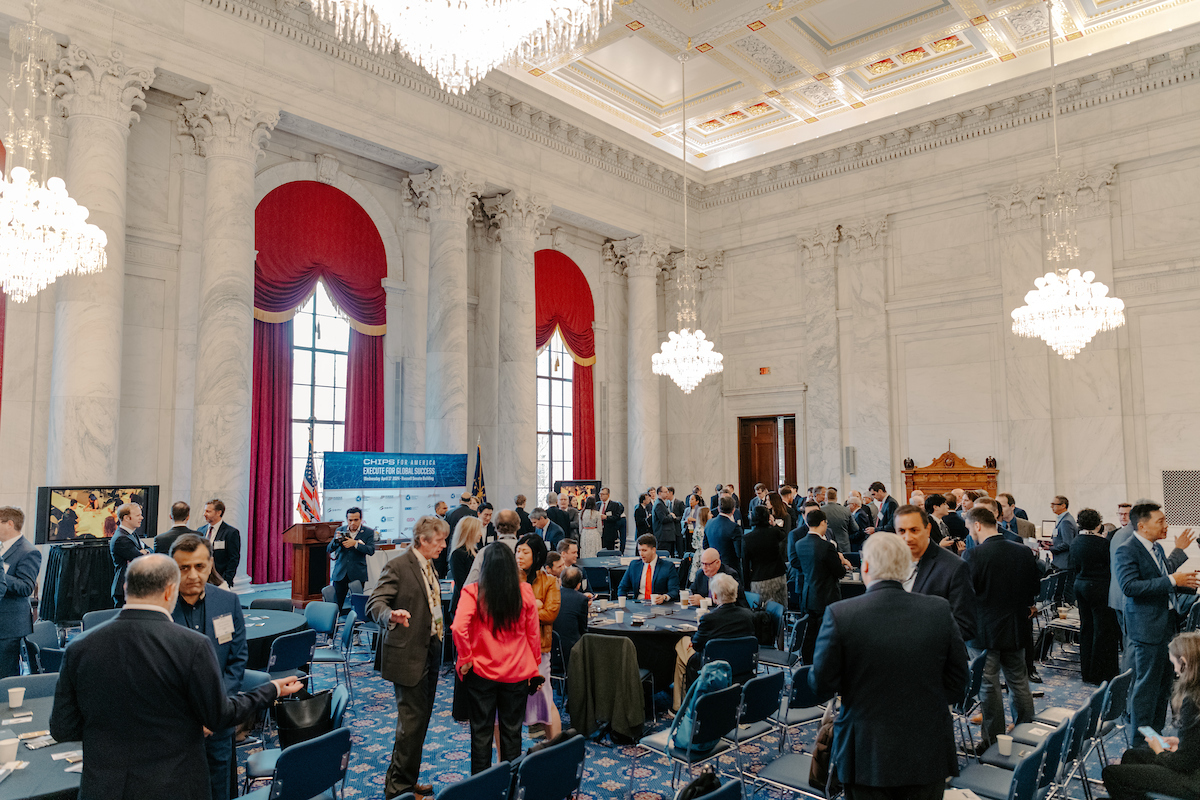 Today in Washington, D.C., @PurduePresident opens its second CHIPS Summit in the nation's capital, convening U.S. global allies seeking solutions for innovative research, global collaboration in microelectronics and chip ecosystems. Watch via livestream: purdue.university/3JlcrCE