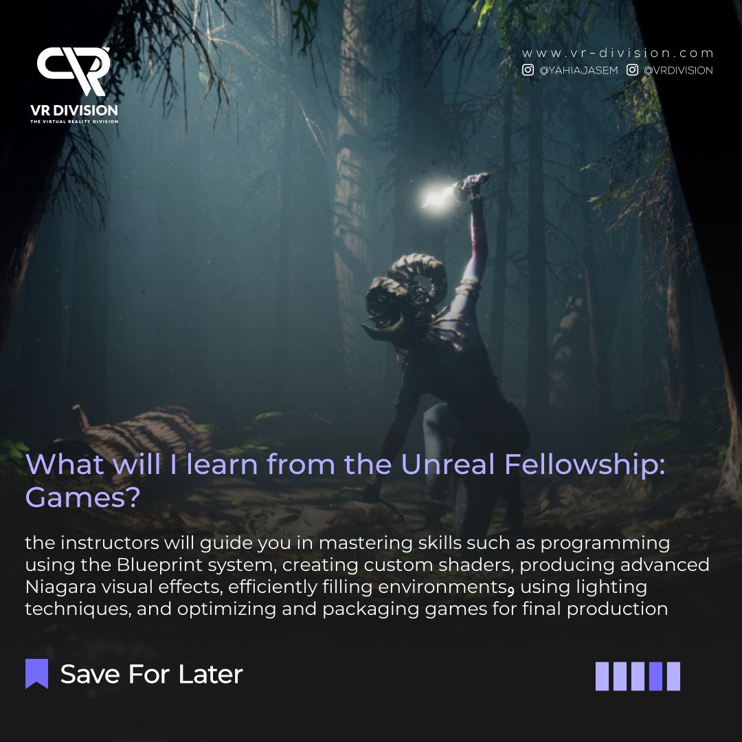 vrdivision's tweet image. Unreal Fellowship:Games application now open!
Unreal Fellowship: Games will run virtually from July 22 to August 9 👨‍🎓

unrealengine.com/en-US/blog/unr…

#UnrealFellowship #GameDevEducation #VRDivision