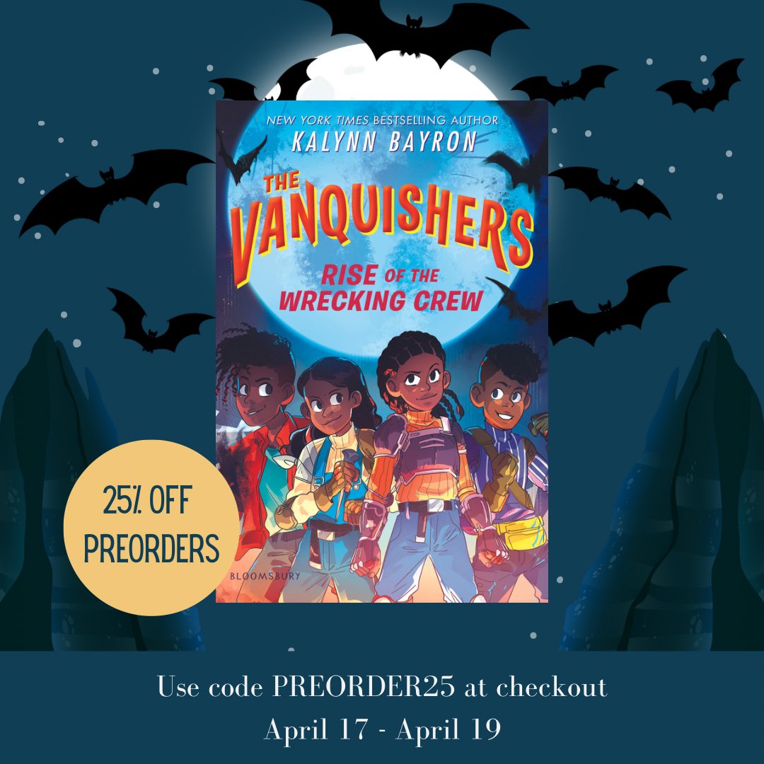 Barnes & Noble is having a preorder sale! I have LOTS of things you can order!! A🧵 The Vanquishers: Rise of the Wrecking Crew out 10/8: tinyurl.com/27r5z48x